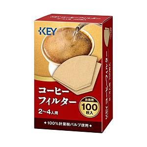キーコーヒー コーヒーフィルター 2〜4人用 箱入り | 