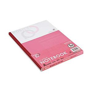 コクヨ ノート 5冊パック POSITY(ポジティ)  P3-31AX5 ［セミB5・B5 /7mm(A罫) /横罫線］ | KOKUYO