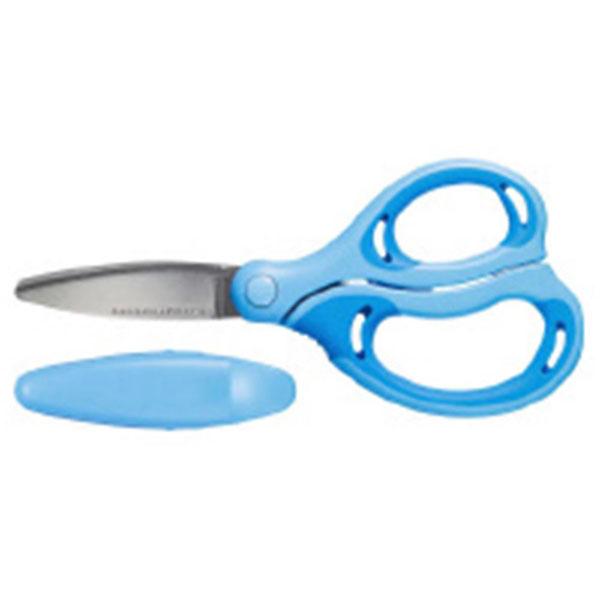 コクヨ 学習ハサミ ハサ-P270B エアロフィットサクサ・キッズ 青 | KOKUYO | 01