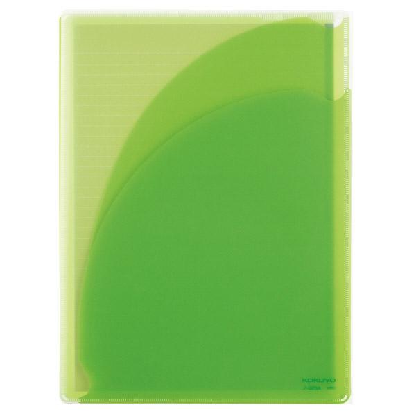 コクヨ キャンパスカバーノート プリント収容ポケット付き（セミB5・A罫・30枚） ノ-623A-G グリーン | KOKUYO | 03