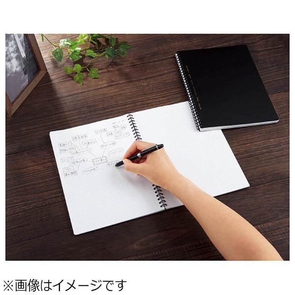 コクヨ ［ノート］ソフトリングノート ビジネステイスト(B5・B罫・70枚)  スSV407BD 黒 | KOKUYO | 02