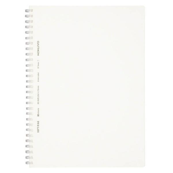 コクヨ ［ノート］ソフトリングノート クリアテイスト ((B5・B罫・80枚)スSV508BT 透明 | KOKUYO | 01