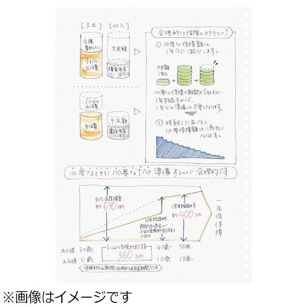 コクヨ ［ノート］ソフトリングノート （ドット入り罫線） クリアテイスト(B5・方眼罫・80枚) スSV508WTT | KOKUYO | 02
