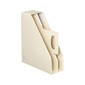 コクヨ ファイルボックス 取っ手付き スタンドタイプ A4 収容幅85mm フ-KES470NW KaTaSu オフホワイト | KOKUYO