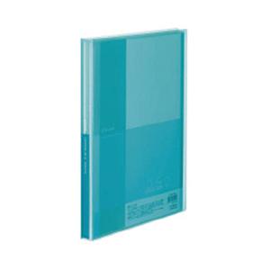 コクヨ クリヤーブック 固定式 A4縦 40ポケット ラ-GL40LB グラッセル ライトブルー | KOKUYO