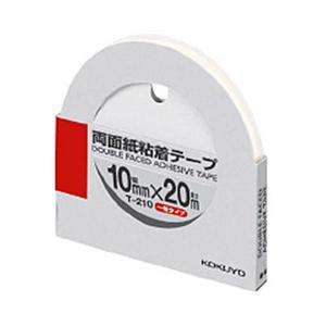 コクヨ 両面紙粘着テープ 10mm×20m カッター付き   T-210 | KOKUYO