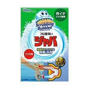 ジョンソン 【スクラビングバブル】 フロ釜洗い ジャバ 2つ穴用 120g〔お風呂用洗剤〕 | SC Johnson