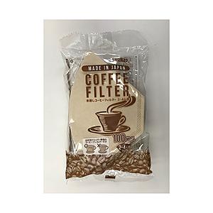 サンナップ 未晒しコーヒーフィルター102 100P   TR-CF102M 【864】 | 
