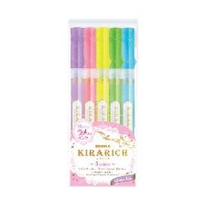 ゼブラ [水性マーカー] キラリッチ 5色セット WKS18-5C | ZEBRA