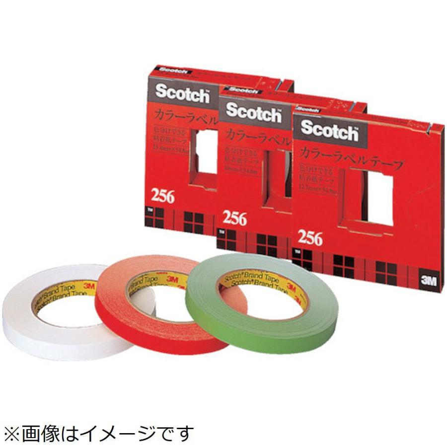 3Mジャパン カラーラベルテープ256　ホワイト　12．7mmX54．8m｜y-sofmap