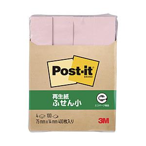 3Mジャパン ３Ｍ　ポスト・イット　７５Ｘ１４ｍｍ　１００枚Ｘ４パッド　ピンク   560RP-P | 