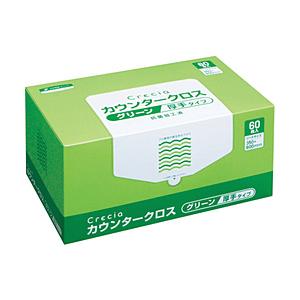 日本製紙クレシア カウンタークロス　厚手タイプ　グリーン　65312 （1ケース360枚） | 日本製紙クレシア