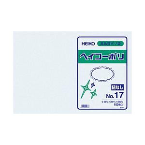 シモジマ ＨＥＩＫＯ　ポリ規格袋　ヘイコーポリ　０３　Ｎｏ．１７　紐なし   006611701 | 