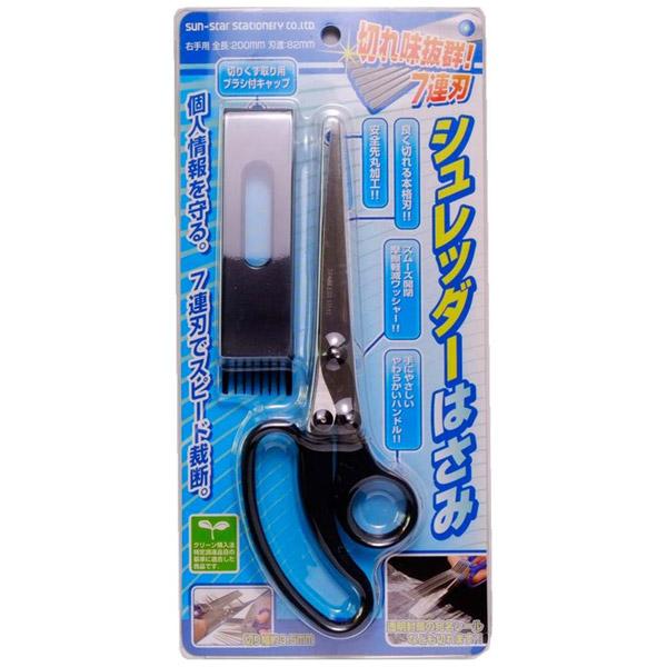 サンスター文具 S3711455 シュレッダーハサミ ブラック [ストレートカット] | ブランド登録なし | 01