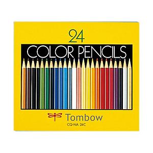 トンボ鉛筆 紙箱入色鉛筆 NA 24色セット   CQ-NA24C | トンボ鉛筆