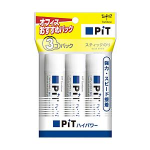 トンボ鉛筆 スティック糊ピットハイパワーN3Pパック HCA-321   HCA-321 | トンボ鉛筆
