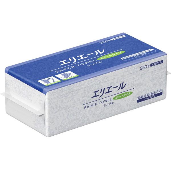 エリエールビジネスサポート エリエール　ペーパータオルスマートタイプ　シングル大判   703527 |  | 01