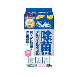 大王製紙 エリエール 除菌できるアルコールタオル 詰替用 80枚入〔ウェットティッシュ〕 [振込不可] | 