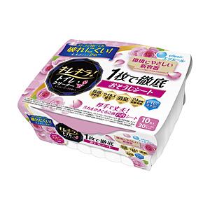 大王製紙 elleair（エリエール） キレキラ！トイレクリーナー 1枚で徹底お掃除シート ハッピーローズ 本体 （10枚） 〔トイレ用掃除シート〕 [振込不可] | 