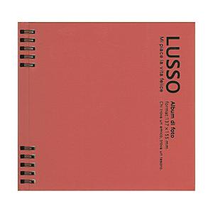 Nakabayashi Wリング式アルバム L判1段 かける〜の台紙 LUSSO(ルッソ)  レッド | ナカバヤシ