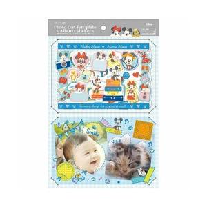 Nakabayashi ミッキー＆フレンズ フォトカットテンプレート付シールセット（ミッキー＆フレンズ）アSFCS21 | ナカバヤシ