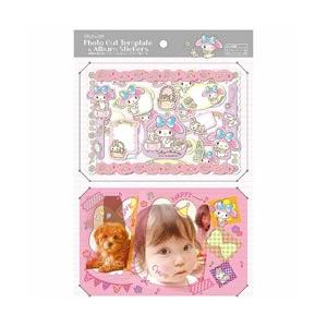 Nakabayashi マイメロディ フォトカットテンプレート付シールセット（マイメロディ）アSFCS26 | ナカバヤシ