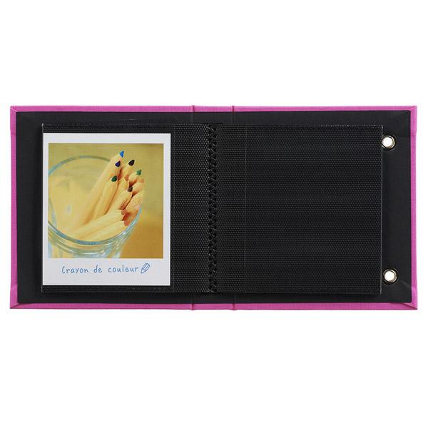 Nakabayashi チェキスクエア用ポケットアルバム（1段20ポケット）TOSY-CKSQ-20-P　ピンク | ナカバヤシ | 02