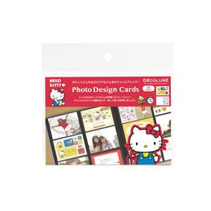 Nakabayashi DECOLURE フォトデザインカード ハローキティ PTCL-S101-1 PTCL-S101-1 【864】 | ナカバヤシ