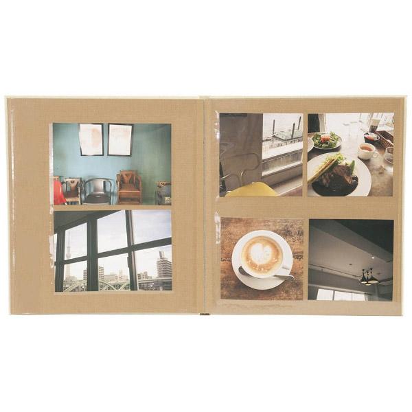 Nakabayashi simplaft(シンプラフト) フォトアルバム プラコート台紙(クラフト) デミサイズ（ブラウン） アSPTDBBR 【864】 | ナカバヤシ | 02