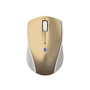 Nakabayashi マウス (Chrome/Android/iPadOS/iOS/Mac/Windows11対応) ゴールド MUS-BKT99NGL ［BlueLED /無線(ワイヤレス) /3ボタン /Bluetooth］ | ナカバヤシ