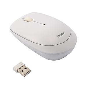 Nakabayashi マウス (Chrome/Mac/Windows11対応) ホワイト MUS-RKT209W ［BlueLED /無線(ワイヤレス) /3ボタン /USB］ | ナカバヤシ