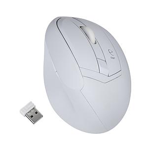 Nakabayashi マウス (Chrome/Mac/Windows11対応) ホワイト MUS-RKF179NW ［BlueLED /無線(ワイヤレス) /5ボタン /USB］ | ナカバヤシ