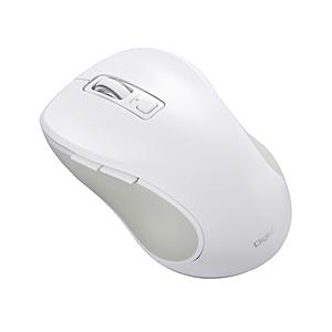 Nakabayashi マウス (Chrome/iPadOS/iOS/Mac/Windows11対応) ホワイト MUS-BKF215W ［BlueLED /無線(ワイヤレス) /5ボタン /Bluetooth］ | ナカバヤシ