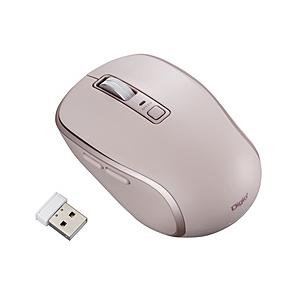 Nakabayashi マウス (Chrome/Mac/Windows11対応) ピンク MUS-RKF216P ［BlueLED /無線(ワイヤレス) /5ボタン /USB］ | ナカバヤシ