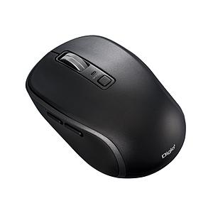 Nakabayashi マウス (Chrome/iPadOS/iOS/Mac/Windows11対応) ブラック MUS-BKF217BK ［BlueLED /無線(ワイヤレス) /5ボタン /Bluetooth］ | ナカバヤシ