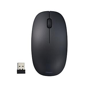 Nakabayashi マウス (Chrome/Mac/Windows11対応) ブラック MUS-RKT211BK ［BlueLED /無線(ワイヤレス) /3ボタン /USB］ | ナカバヤシ