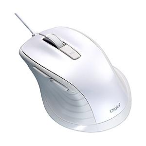 Nakabayashi マウス F_line(Chrome/Mac/Windows11対応) ホワイト MUS-UKF227W ［BlueLED /有線 /5ボタン /USB］ | ナカバヤシ