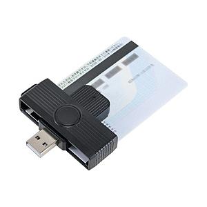 Nakabayashi 接触型ICカードリーダー USB-A接続  ブラック CRIC-05BK ［マイナンバーカード対応］ | ナカバヤシ