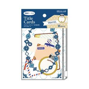 Nakabayashi タイトルカード（DECOLURE）/トラベル [振込不可] | ナカバヤシ