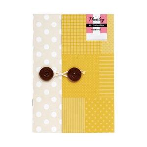 Nakabayashi フォトログノート（L判2段20枚収納／見開き片面ノート／イエロー）　ア-PAL-NT-2 【864】 | ナカバヤシ