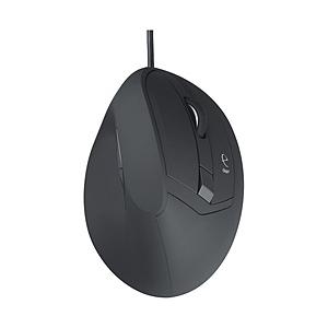 Nakabayashi マウス (Chrome/Mac/Windows11対応) ブラック MUS-UKF208BK ［BlueLED /有線 /5ボタン /USB］ | ナカバヤシ