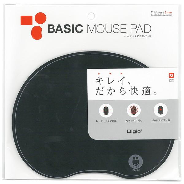 Nakabayashi MUP-918BK マウスパッド  ブラック 【864】 | ナカバヤシ | 01