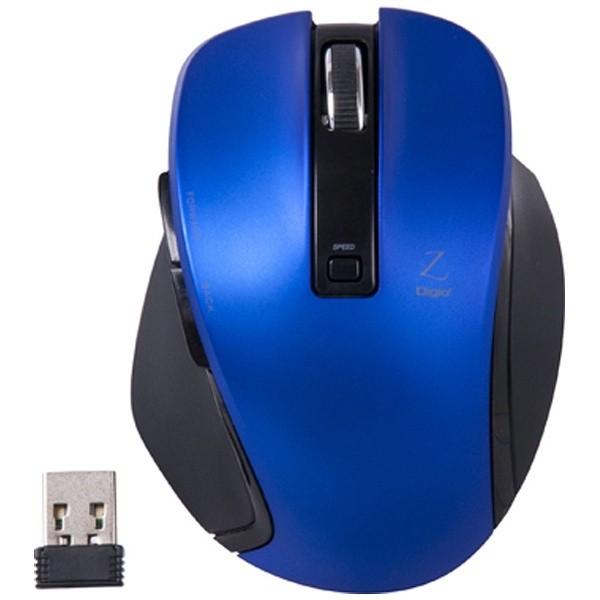 Nakabayashi ワイヤレスBlueLEDマウス［2.4GHz USB・Win／Mac／Android］　Zシリーズ （5ボタン・ブルー）　MUS-RKF119BL [振込不可] | ナカバヤシ | 01
