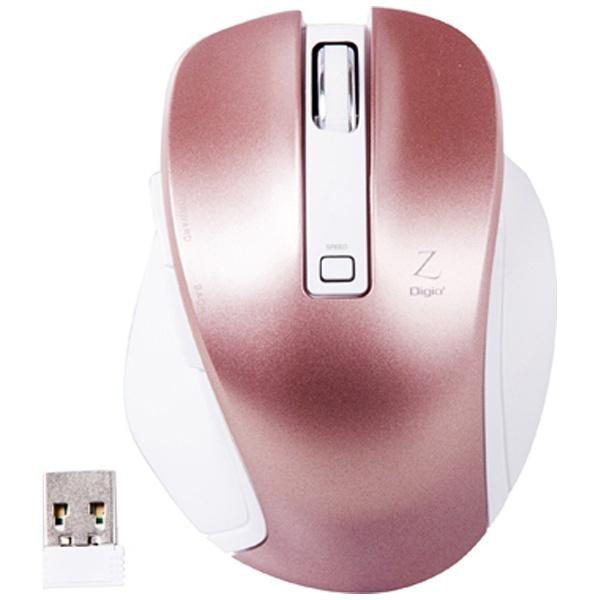 Nakabayashi ワイヤレスBlueLEDマウス［2.4GHz USB・Win／Mac／Android］　Zシリーズ （5ボタン・ピンク）　MUS-RKF119P | ナカバヤシ | 01