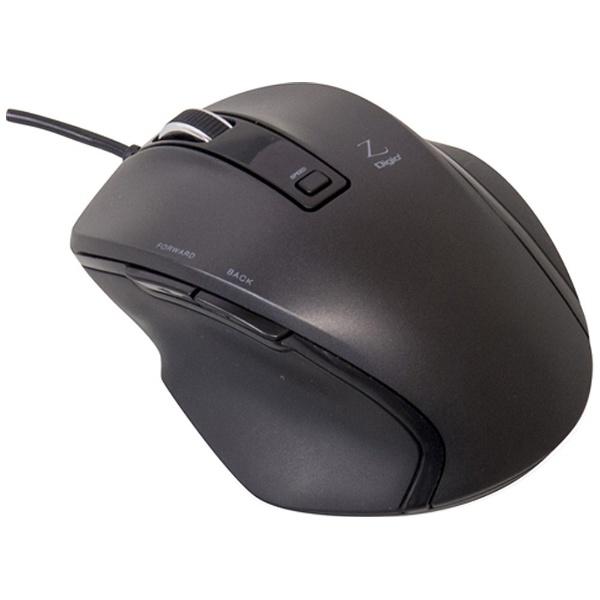 Nakabayashi 有線BlueLEDマウス［USB 1.5m・Win／Mac／Android］　Zシリーズ （5ボタン・ブラック）　MUS-UKF120BK | ナカバヤシ