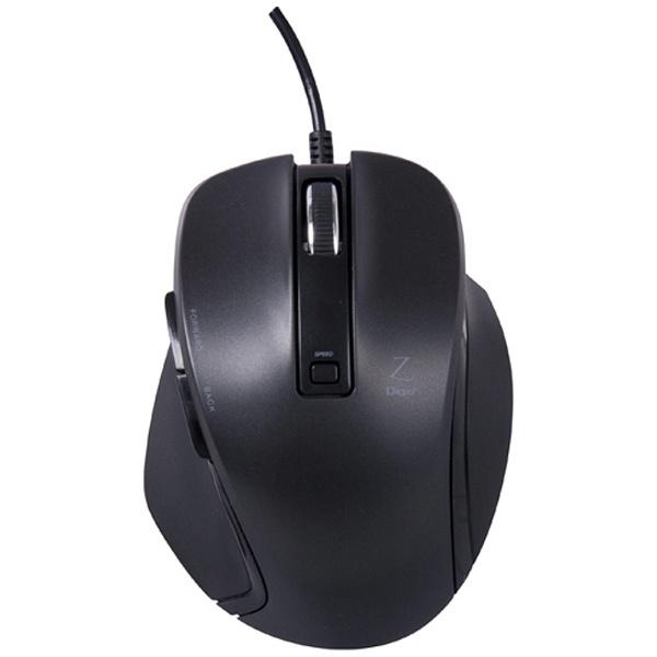 Nakabayashi 有線BlueLEDマウス［USB 1.5m・Win／Mac／Android］　Zシリーズ （5ボタン・ブラック）　MUS-UKF120BK | ナカバヤシ | 01