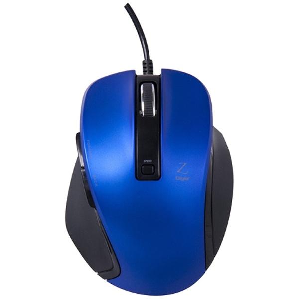 Nakabayashi 有線BlueLEDマウス［USB 1.5m・Win／Mac／Android］　Zシリーズ （5ボタン・ブルー）　MUS-UKF120BL | ナカバヤシ | 01