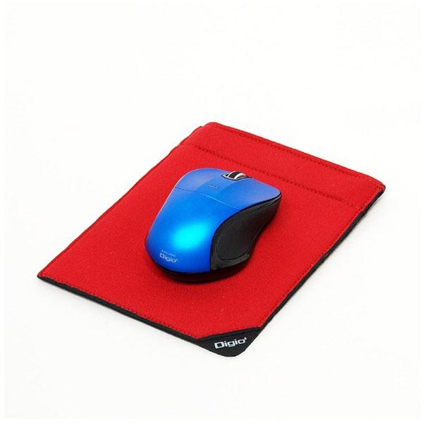 Nakabayashi MUP-919R マウスパッド Sサイズ レッド [150×120×8.5mm] | ナカバヤシ | 03