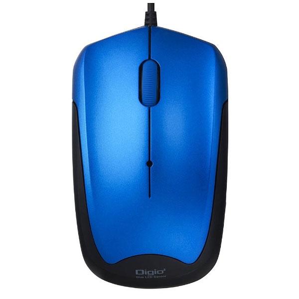 Nakabayashi MUSUKT124BL（3ボタン・ブルー）  有線BlueLEDマウス［USB・Mac／Win］ 静音 | ナカバヤシ | 02