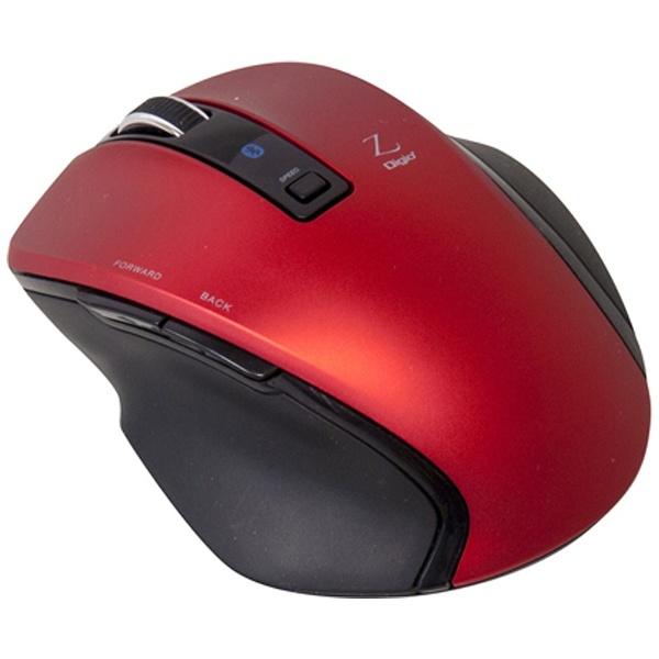 Nakabayashi ワイヤレスBlueLEDマウス［Bluetooth・Win／Mac／Android］　Zシリーズ （5ボタン・レッド）　MUS-BKF121R | ナカバヤシ